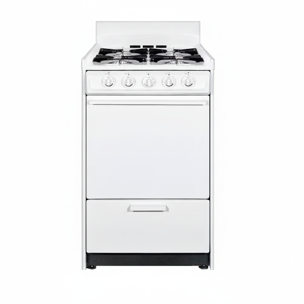 20 In. 2.5 Cu. Ft. Gas Range in White