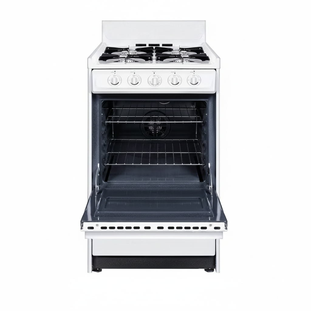 20 In. 2.5 Cu. Ft. Gas Range in White