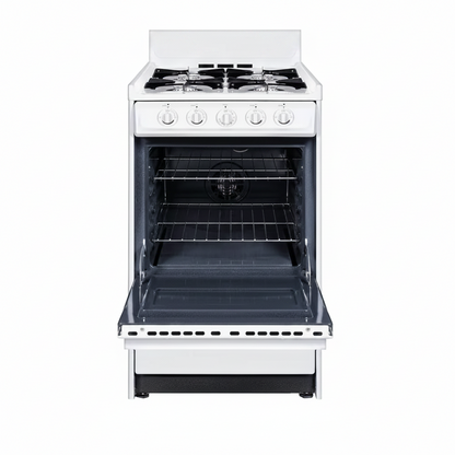 20 In. 2.5 Cu. Ft. Gas Range in White